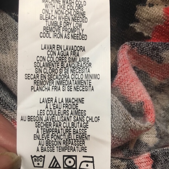 NWT 18W Tiana B Black, grey , coral shift dress - Picture 7 of 8